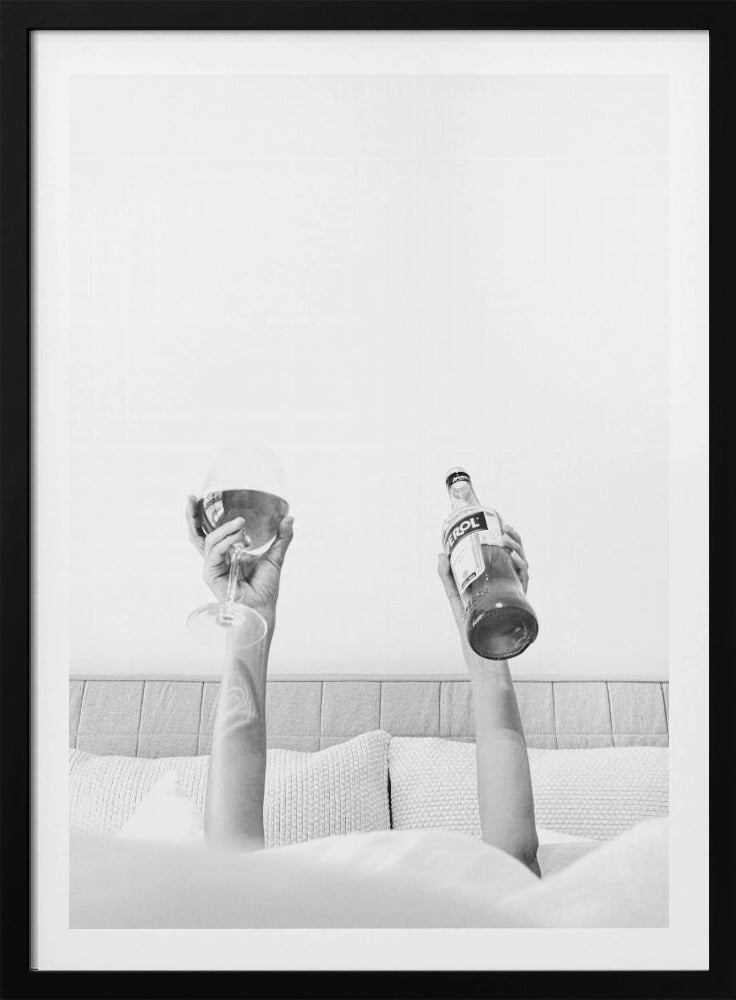 Aperol In Bed Grainy | Poster