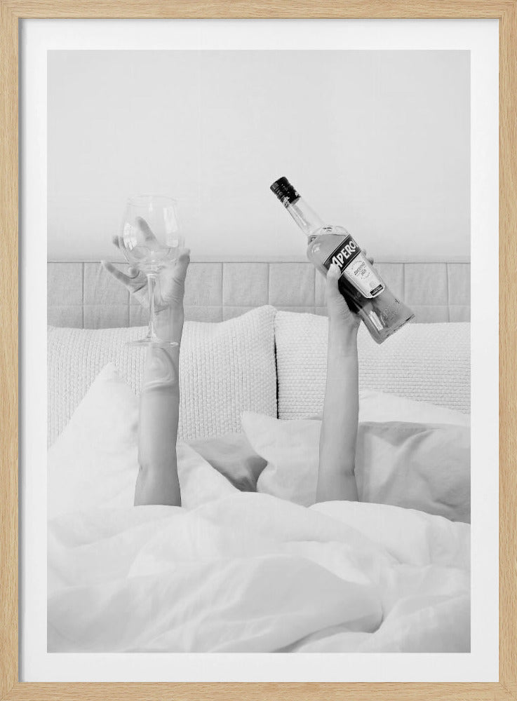 Aperol In Bed Low Key | Poster