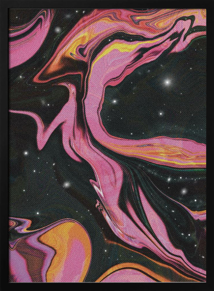 Pink Swirl Nebula | Poster
