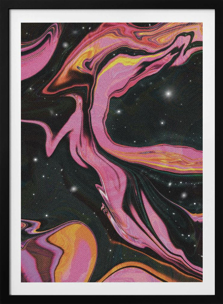 Pink Swirl Nebula | Poster