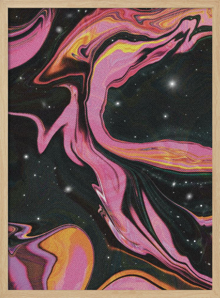 Pink Swirl Nebula | Poster
