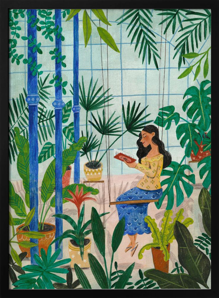 Reading in the plant greenhouse | Poster