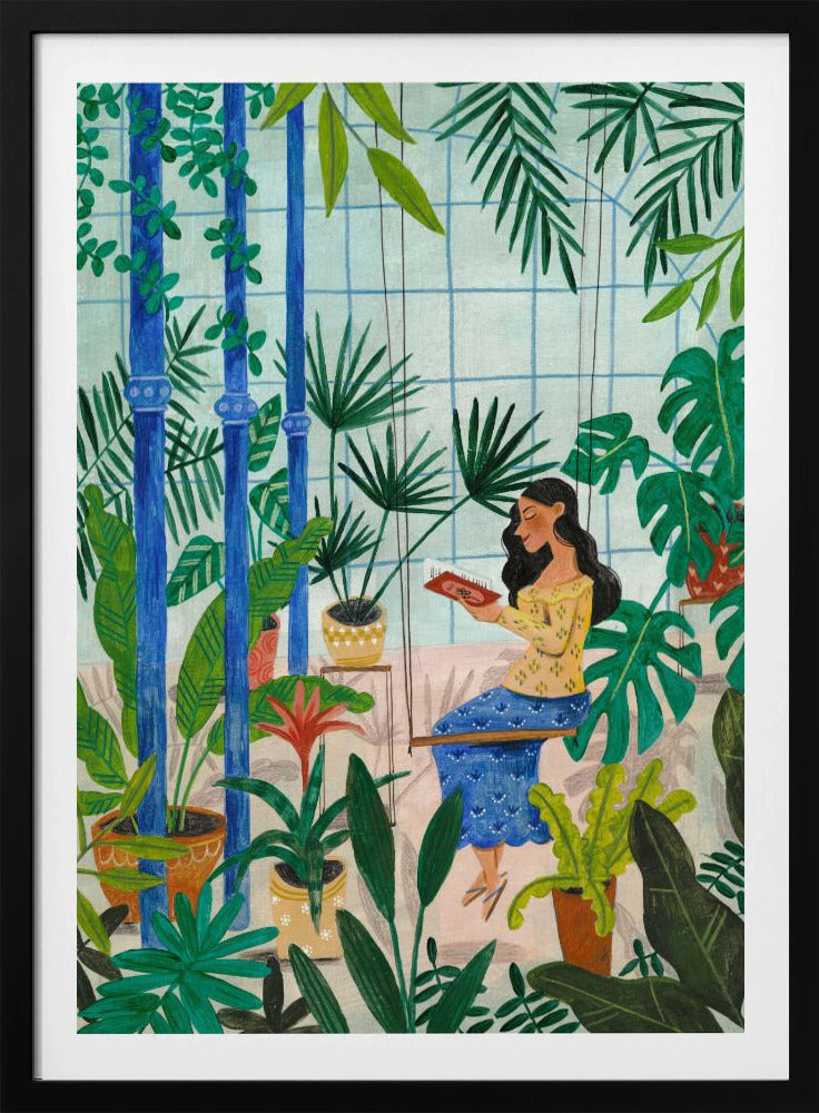 Reading in the plant greenhouse | Poster