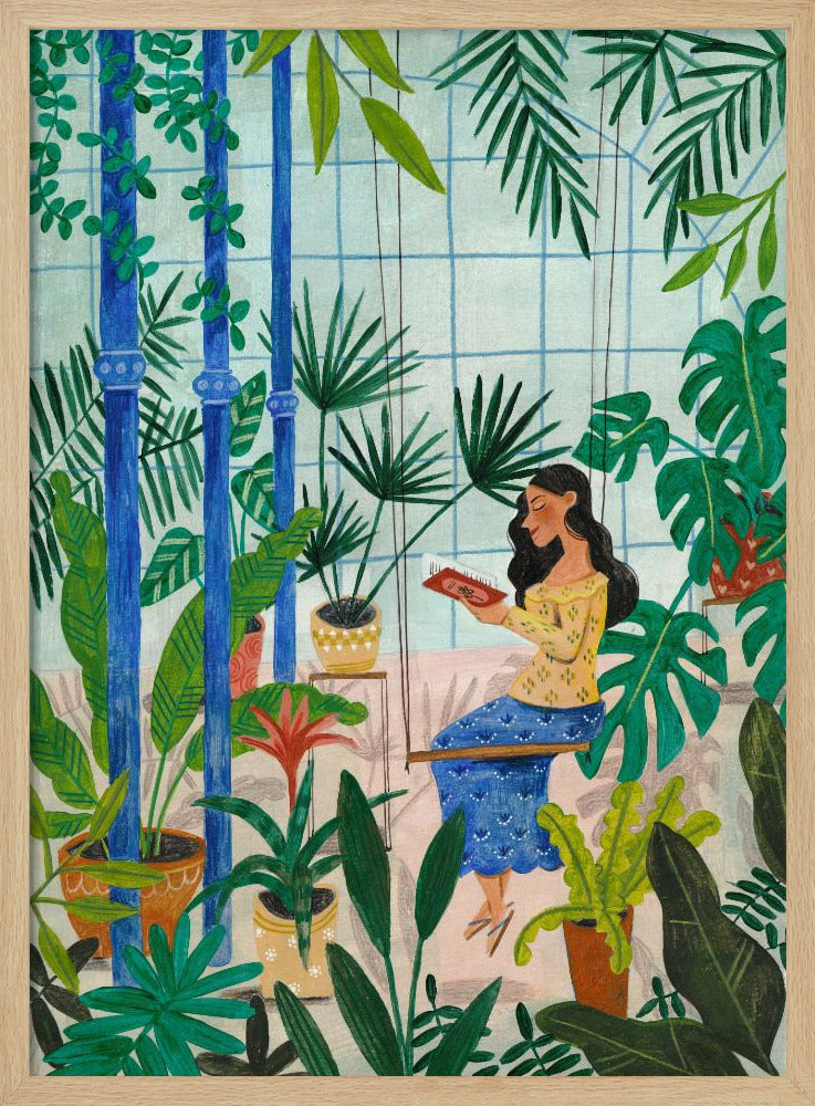 Reading in the plant greenhouse | Poster