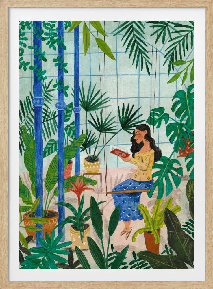 Reading in the plant greenhouse | Poster