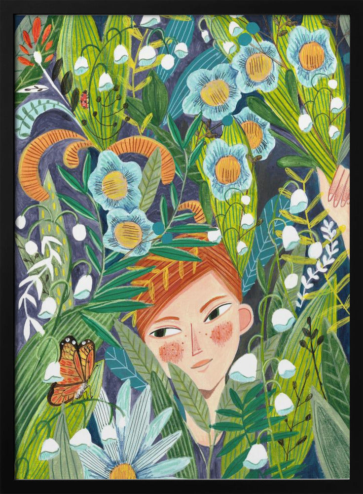 Woman in nature | Poster