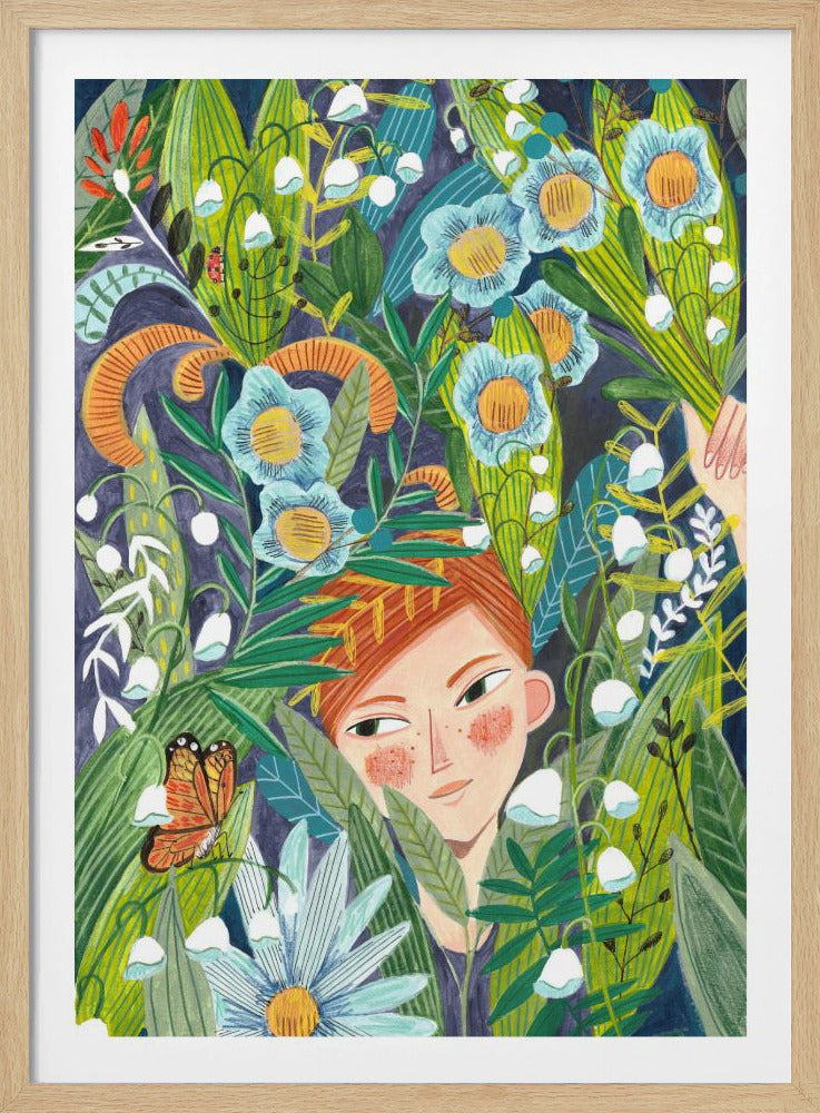 Woman in nature | Poster