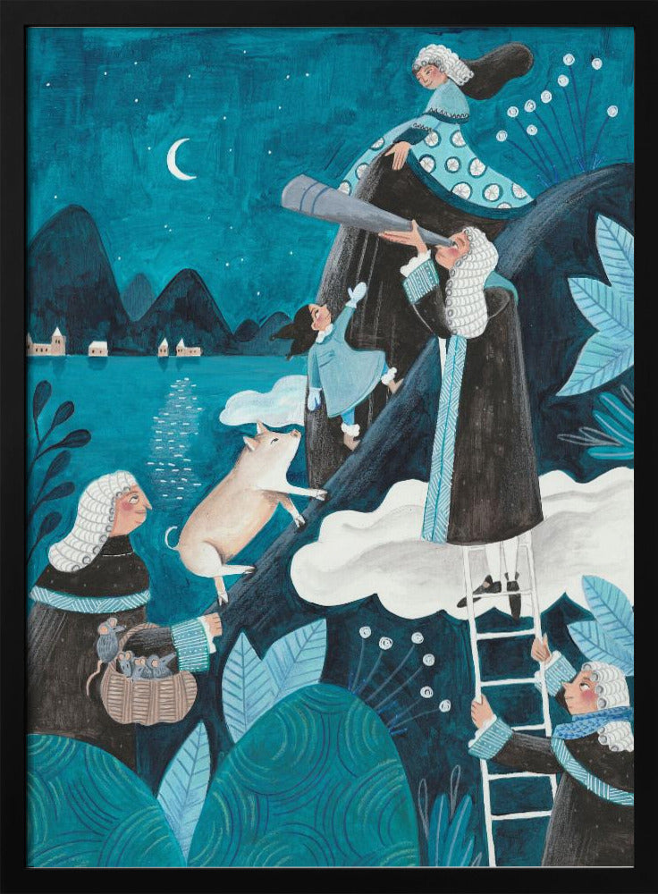 Travel through the night | Poster