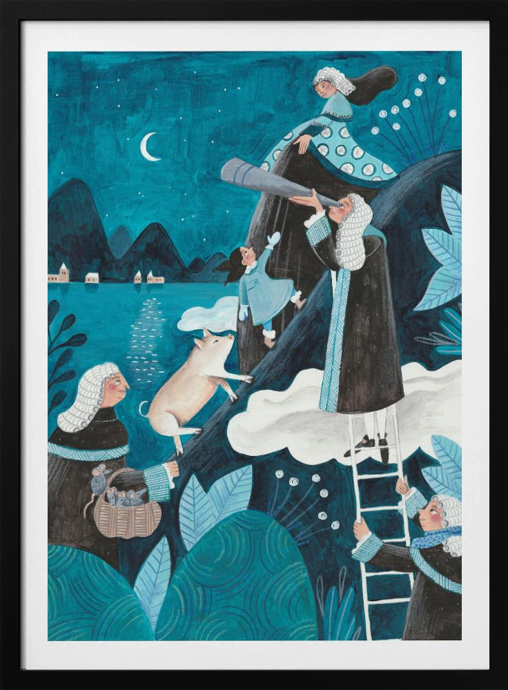 Travel through the night | Poster