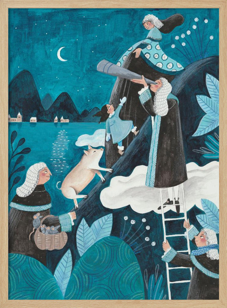 Travel through the night | Poster