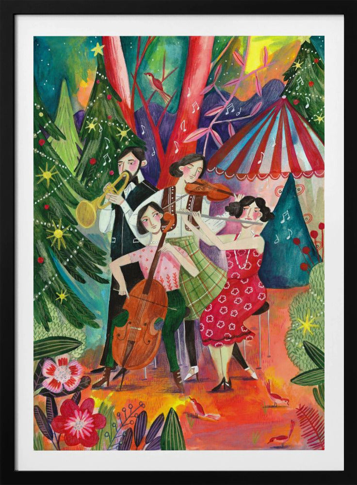 Christmas music in the forest | Poster