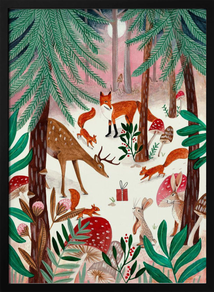 Surprise in the forest | Poster