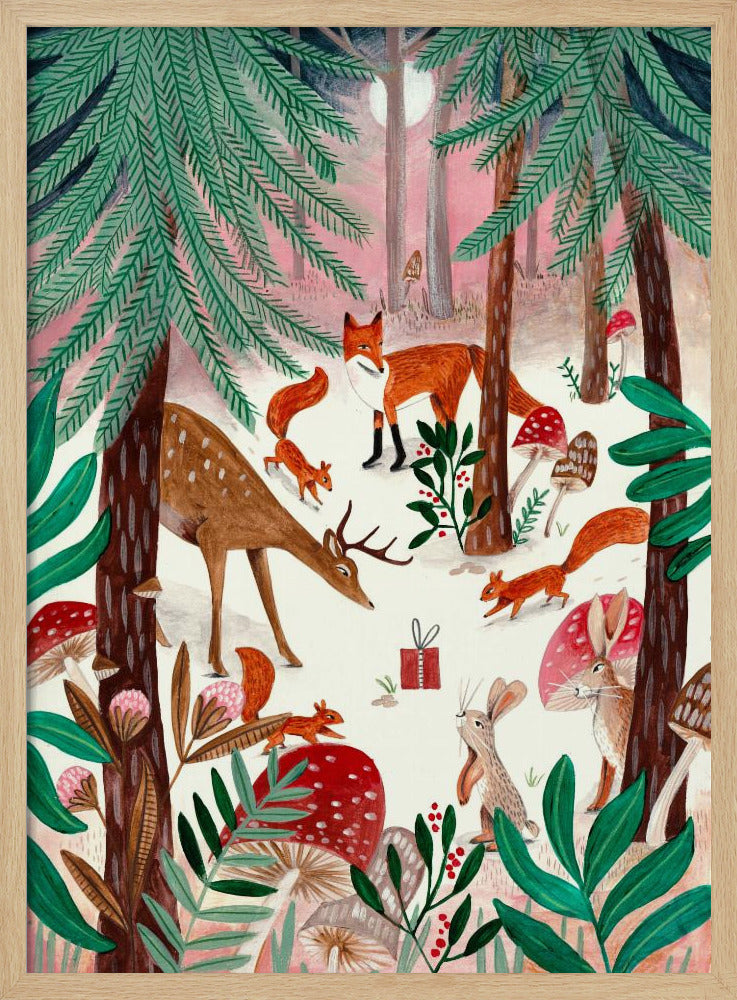 Surprise in the forest | Poster