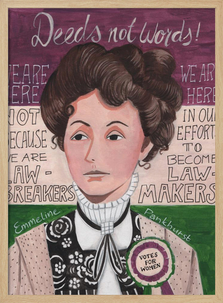 Portrait of a woman, Emmeline Pankhurst | Poster