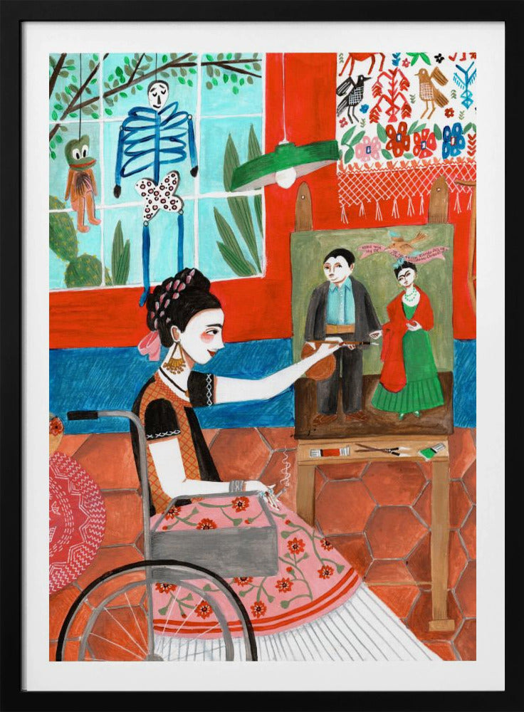 Frida in the blue house | Poster