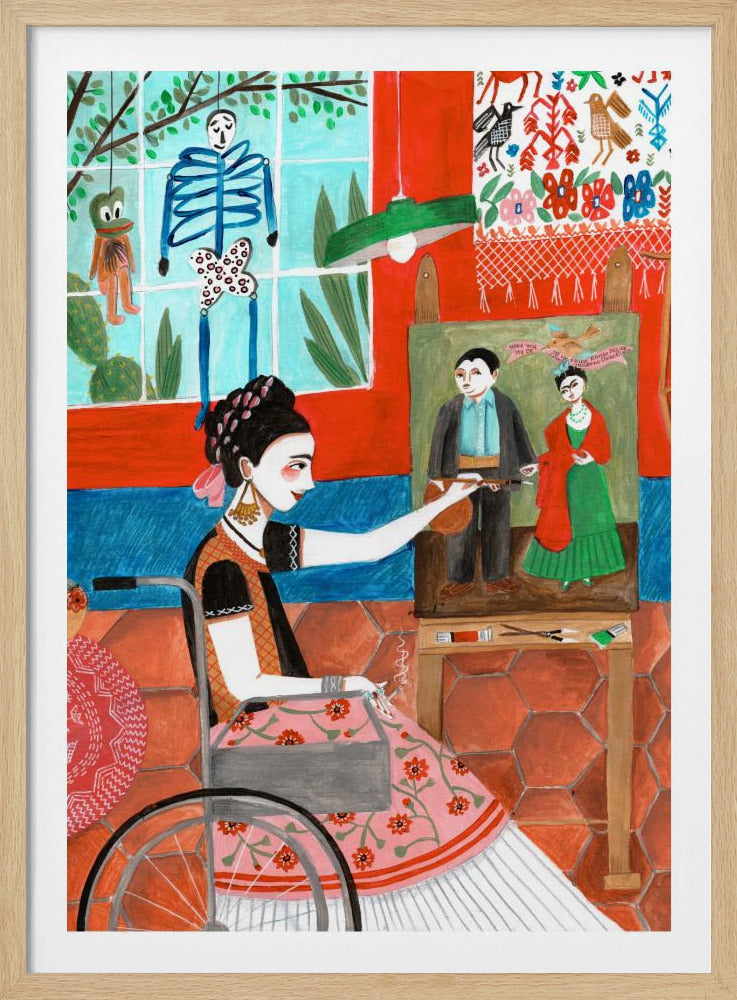 Frida in the blue house | Poster