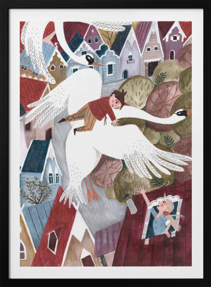 The magical wild geese | Poster