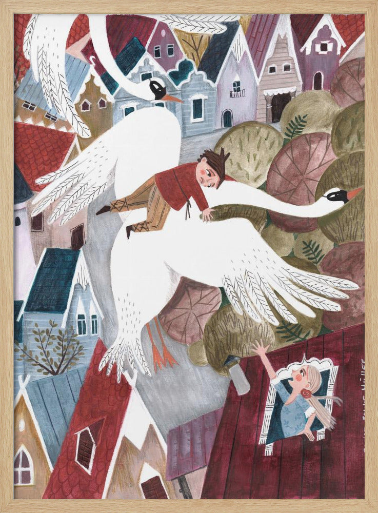 The magical wild geese | Poster