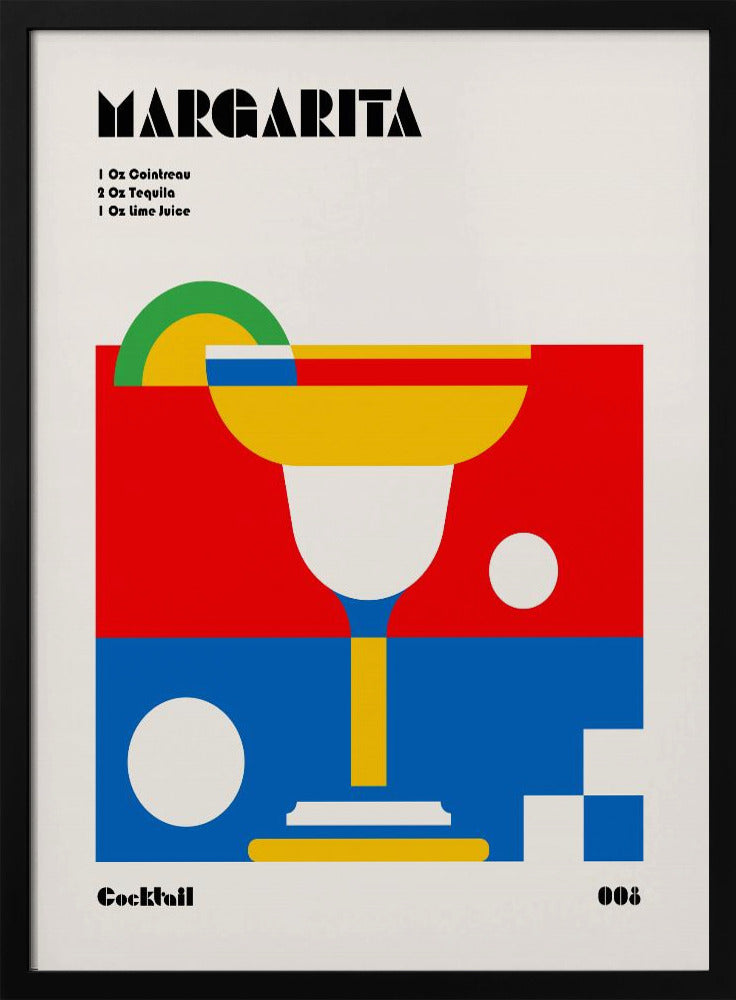Margarita Bauhaus Cocktail | Poster