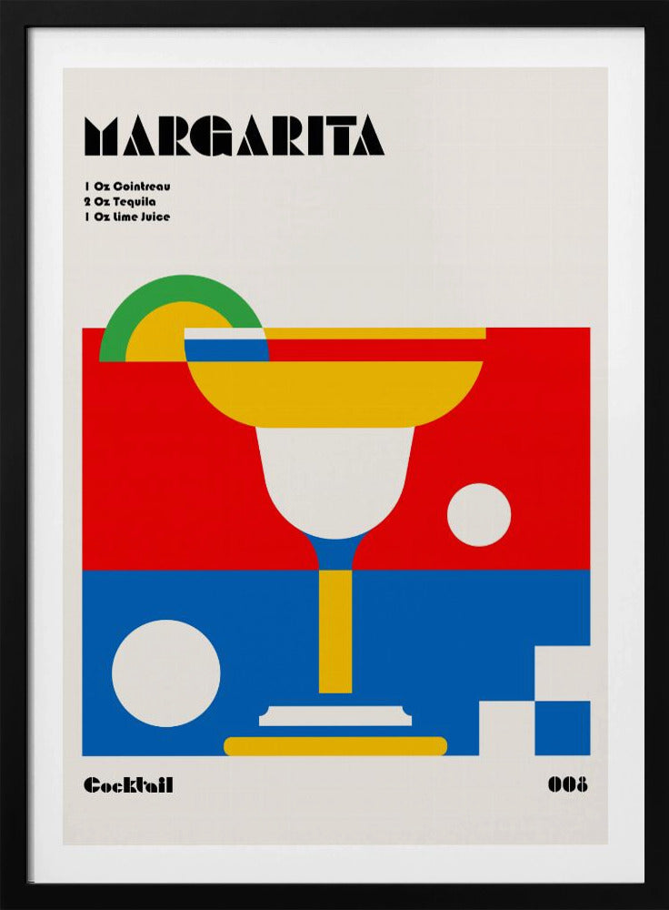 Margarita Bauhaus Cocktail | Poster