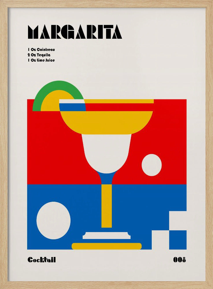 Margarita Bauhaus Cocktail | Poster