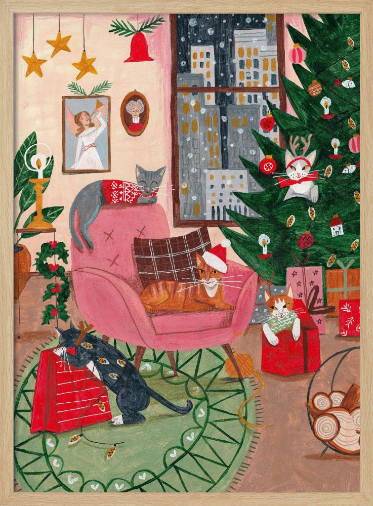 Christmas Cats in NY | Poster