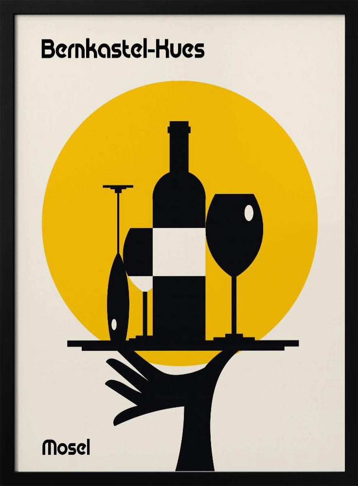 Mosel Wine Minimalist Print | Poster