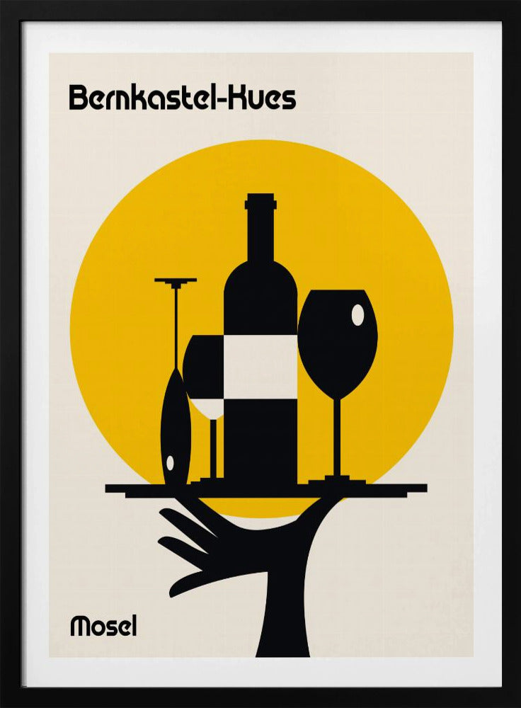 Mosel Wine Minimalist Print | Poster