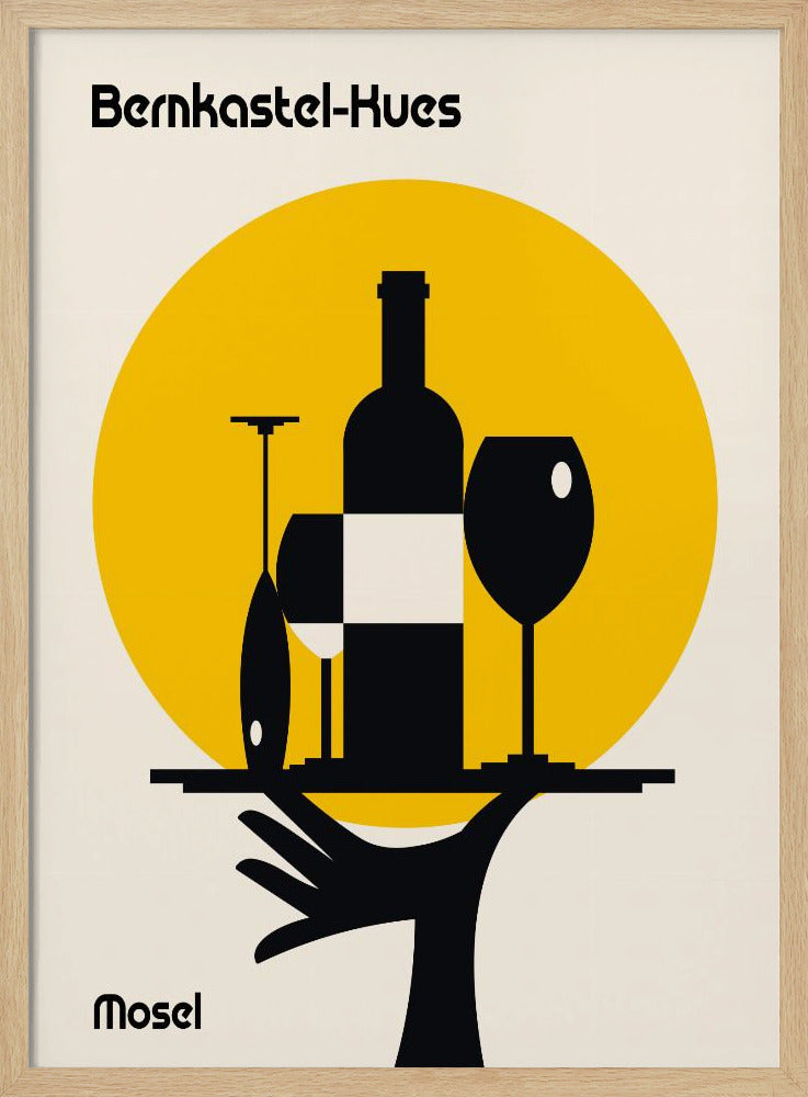 Mosel Wine Minimalist Print | Poster