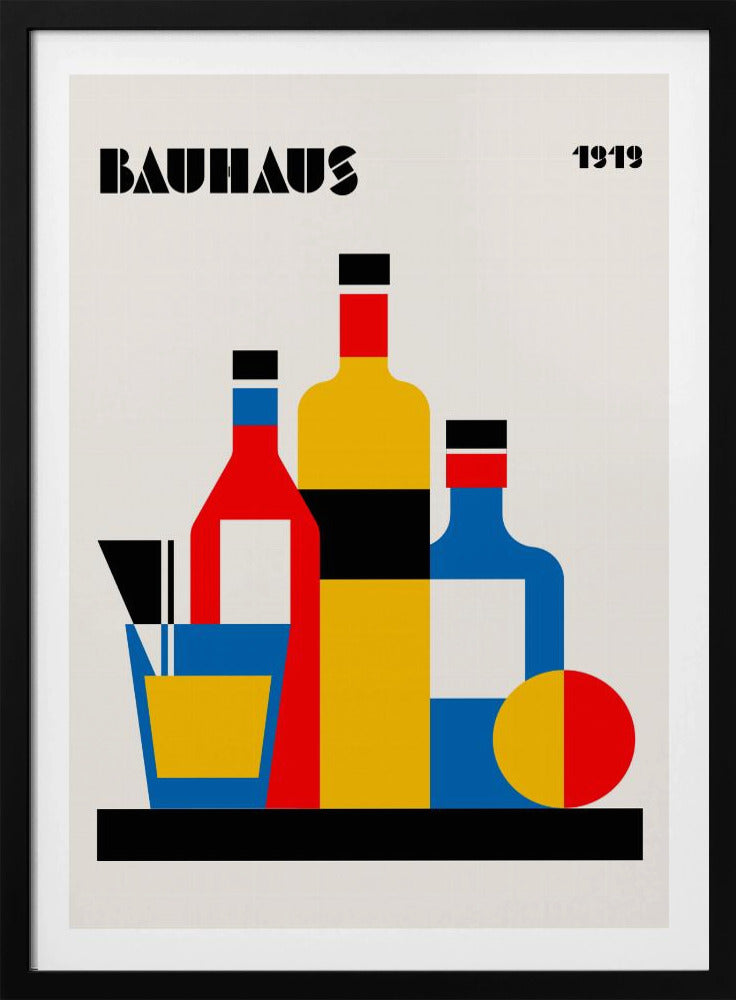 Bauhaus Wine Print | Poster
