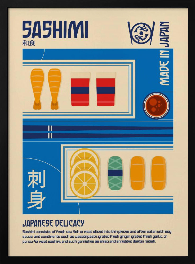 Sashimi Japanese Food Print | Poster
