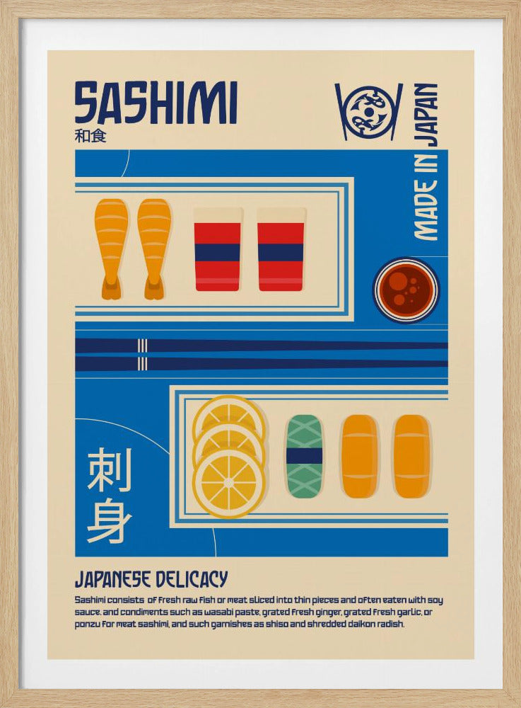 Sashimi Japanese Food Print | Poster