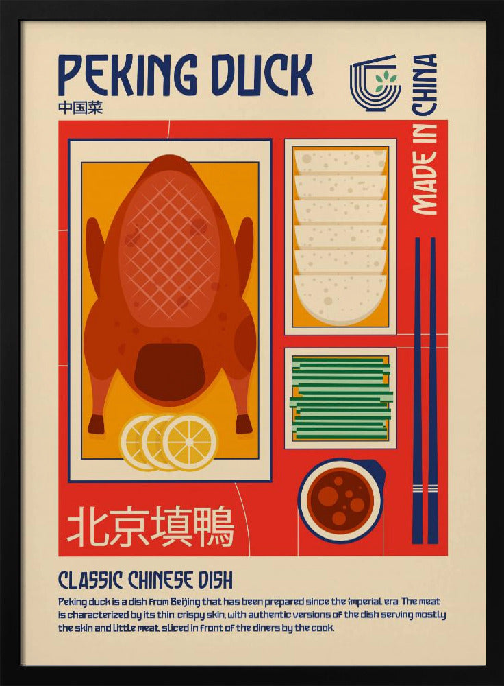 Peking Duck Japanese Food Print | Poster