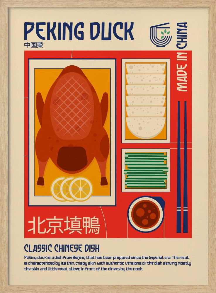 Peking Duck Japanese Food Print | Poster