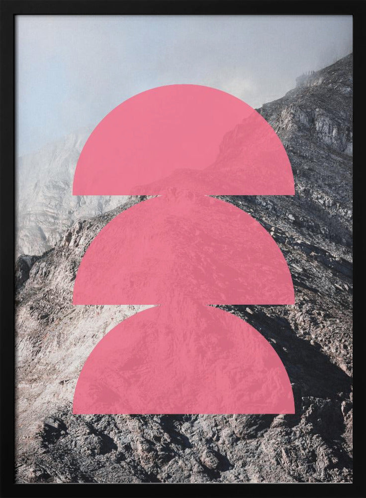 Pink Horizon Layers | Poster