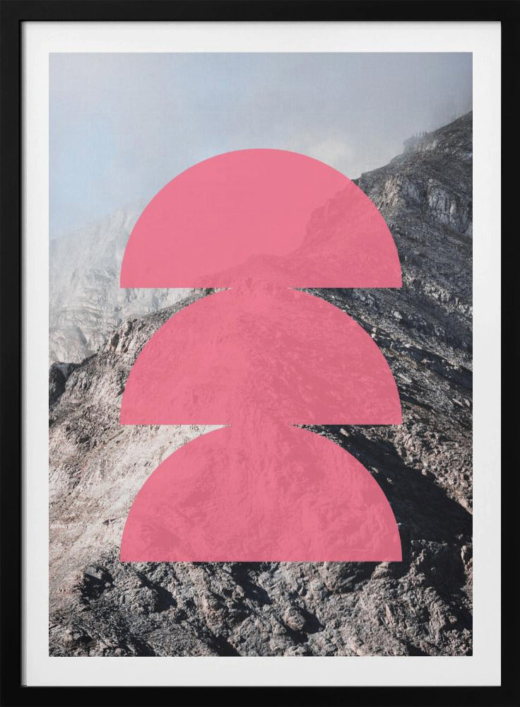Pink Horizon Layers | Poster