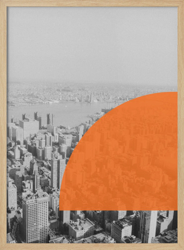 Urban Sunset Hues | Poster