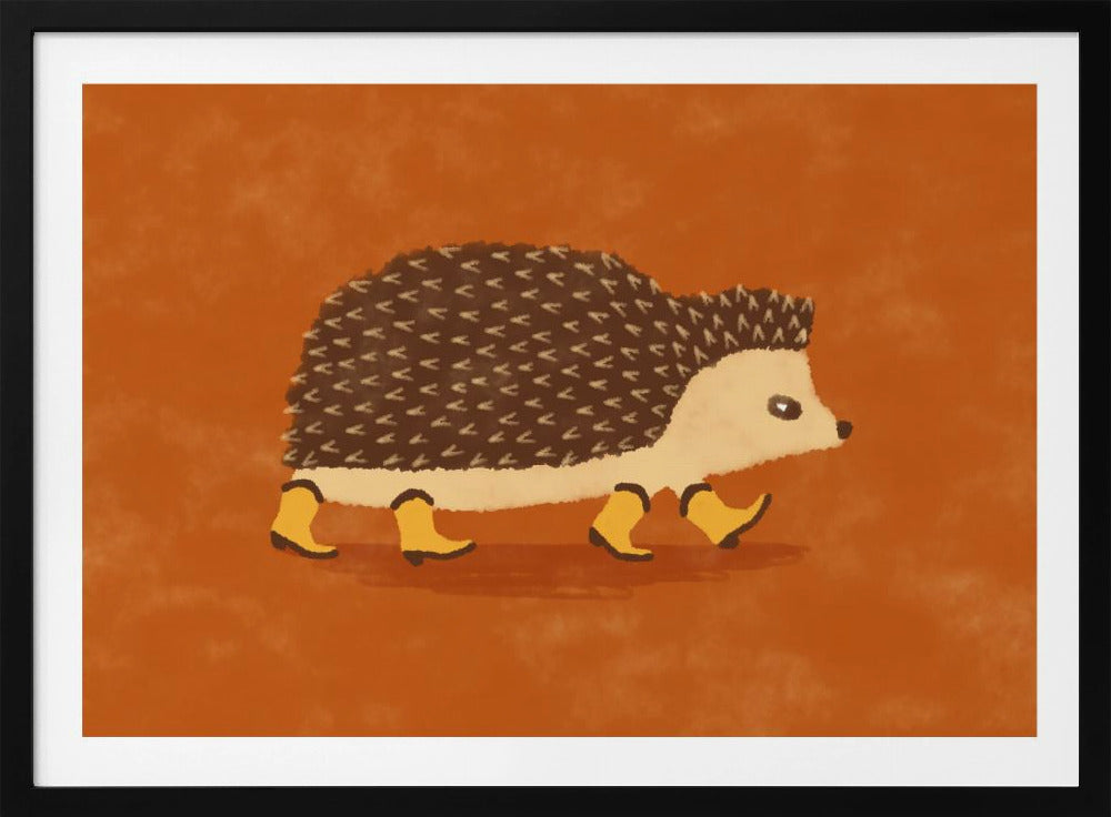 Sonny the Hedgehog Running In Cowboy Boots | Poster