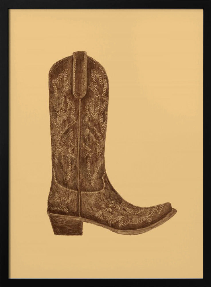 Brown Cowgirl Boot | Poster