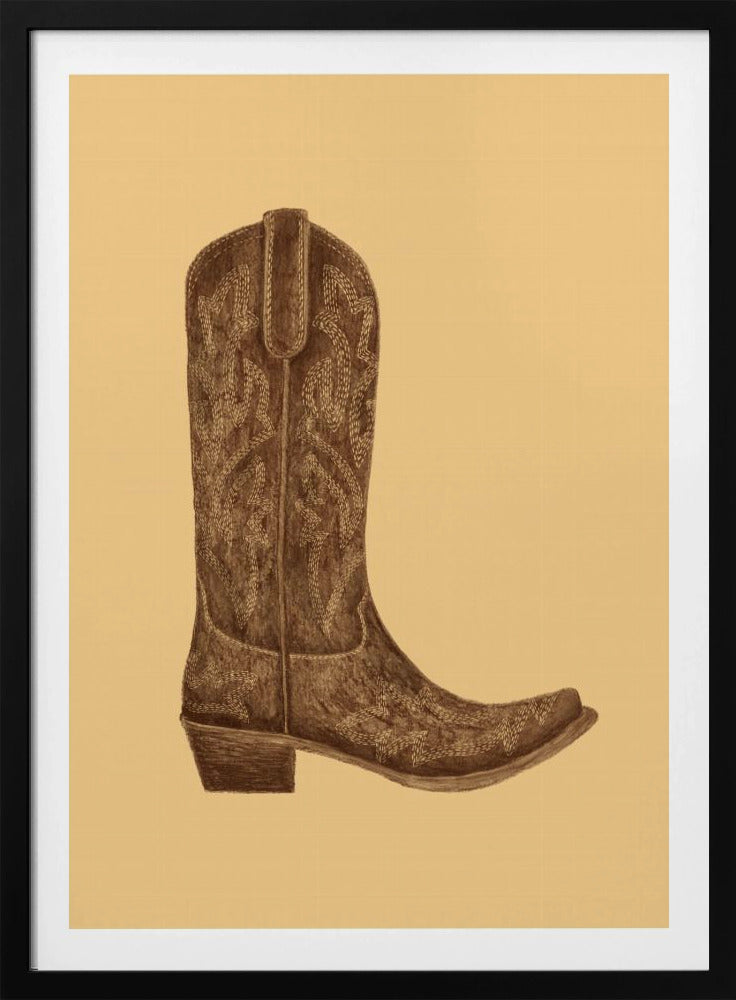 Brown Cowgirl Boot | Poster