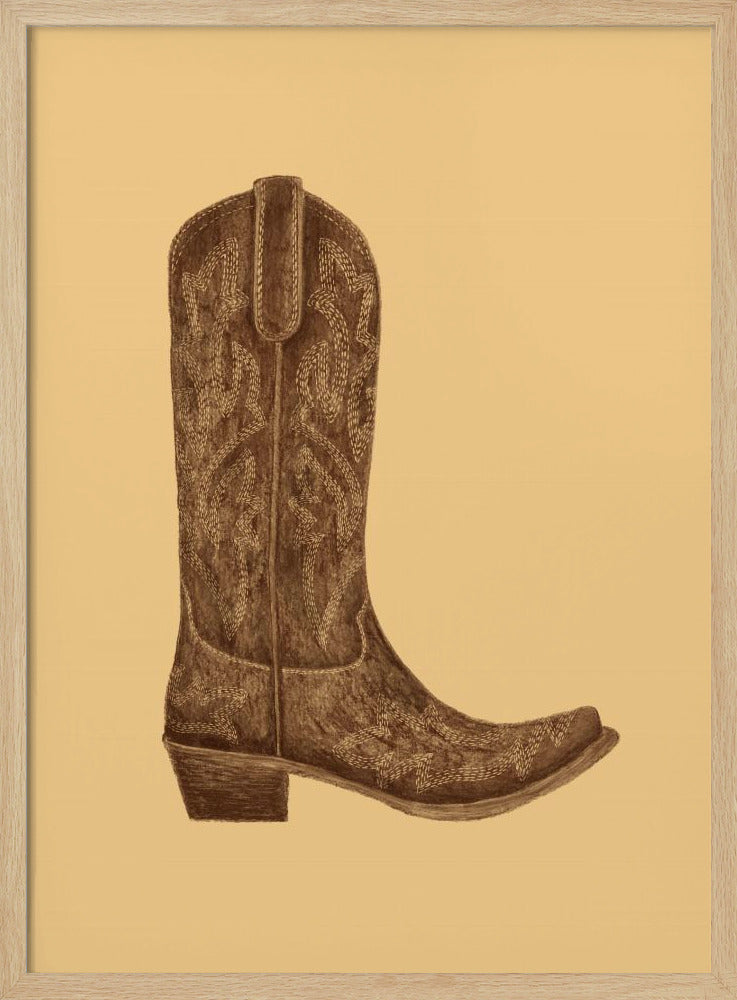Brown Cowgirl Boot | Poster