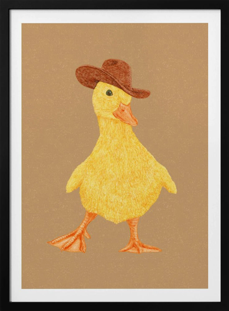 Daphne the Cowgirl Duckling | Poster