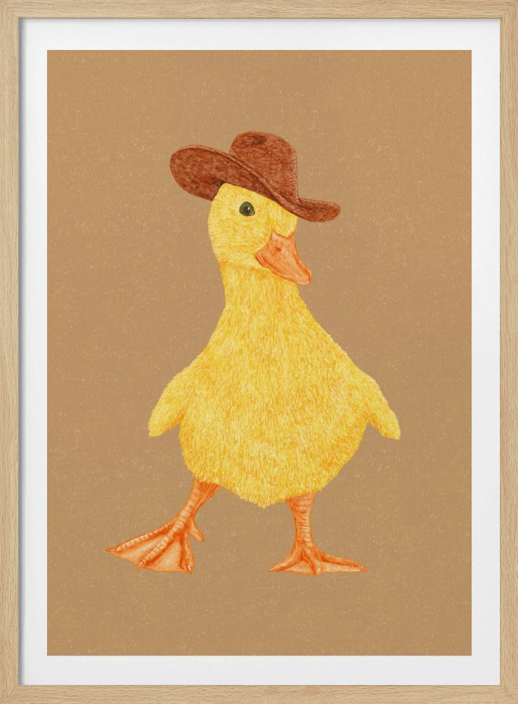 Daphne the Cowgirl Duckling | Poster