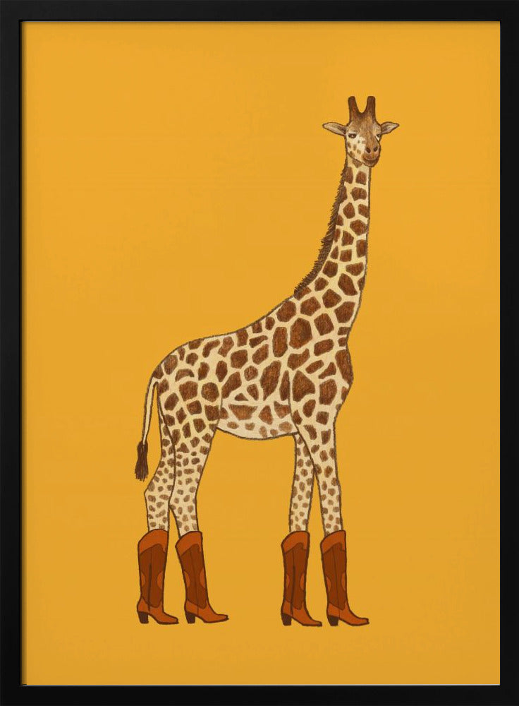 Jolene the Cowgirl Giraffe | Poster