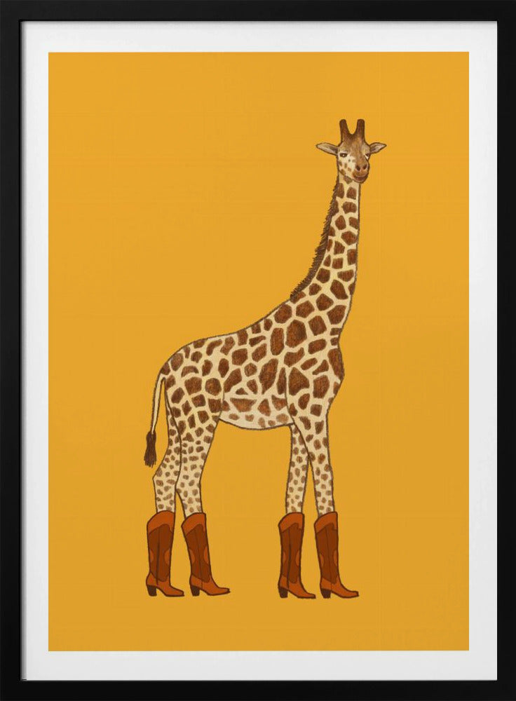 Jolene the Cowgirl Giraffe | Poster