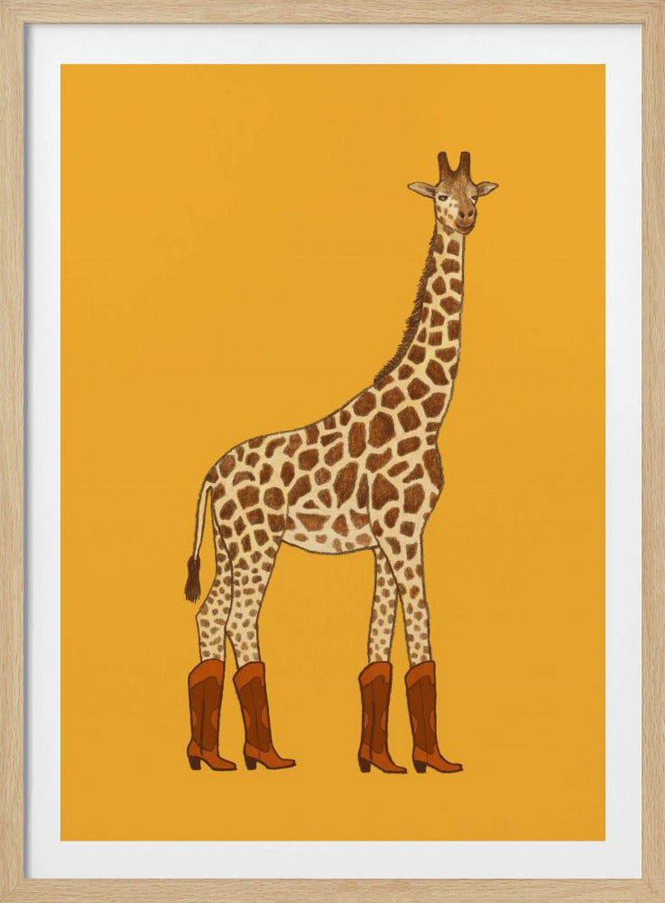 Jolene the Cowgirl Giraffe | Poster