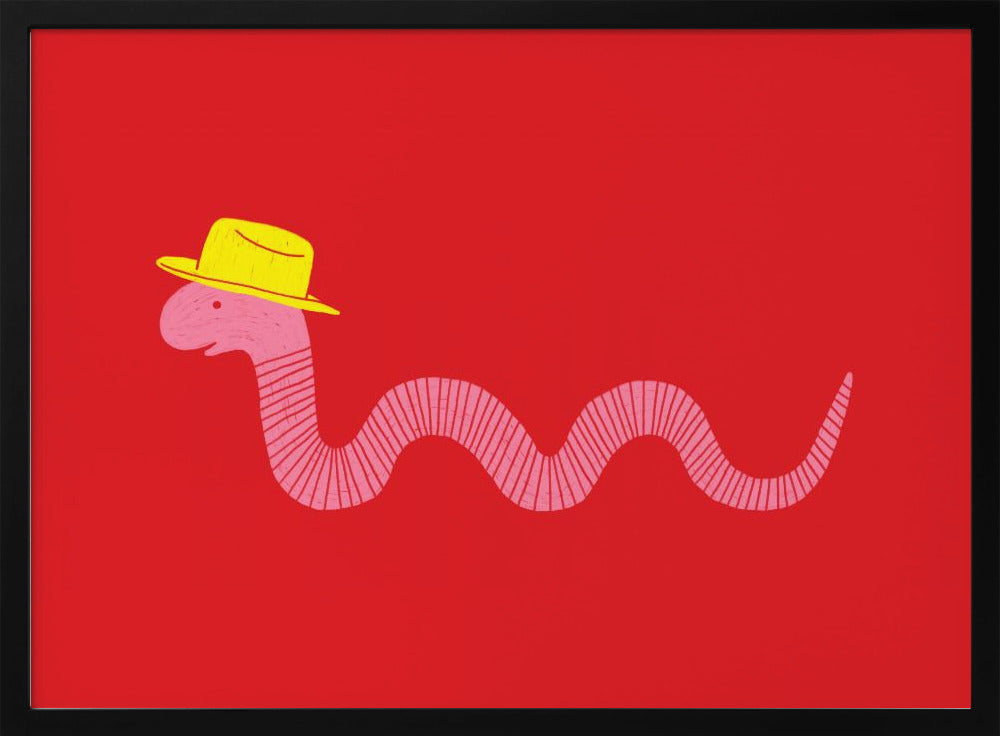 Wiggly Western Worm | Poster