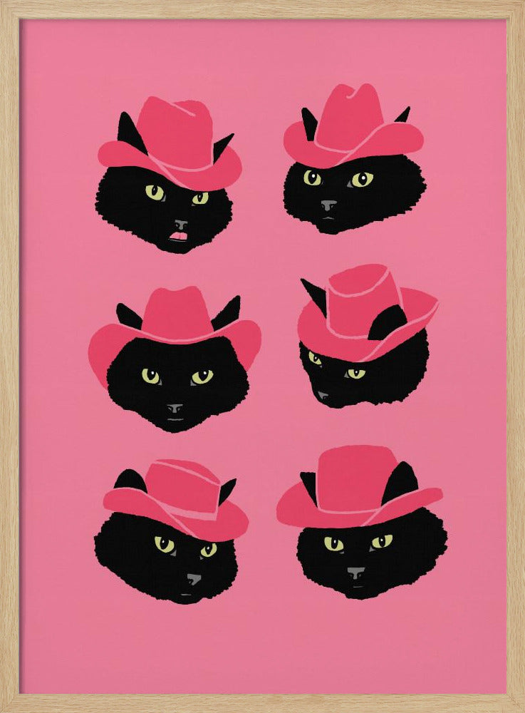 Marcy the Cowgirl Cat | Poster