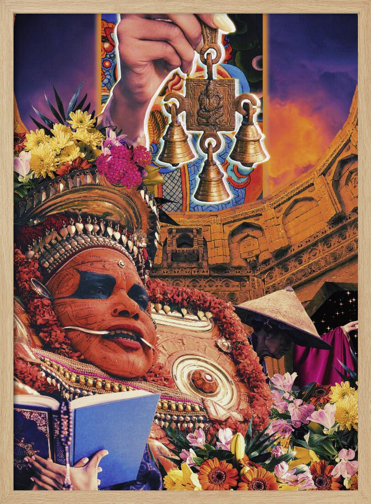 Retro Fantasy Culture Collage | Poster