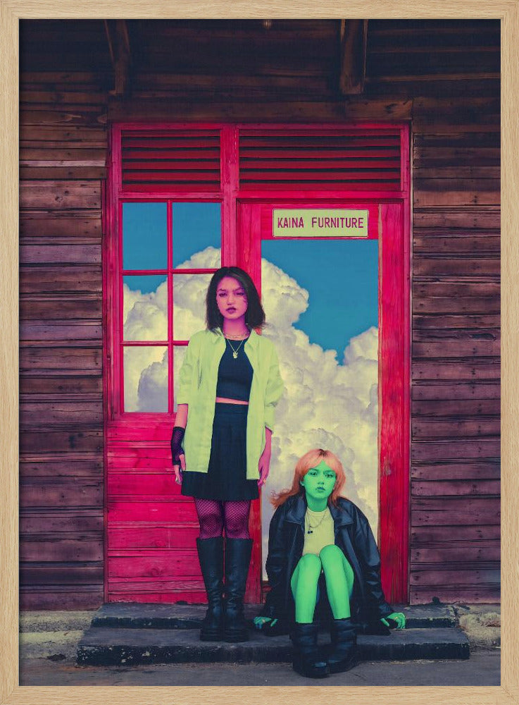 Pink &amp; Green | Poster